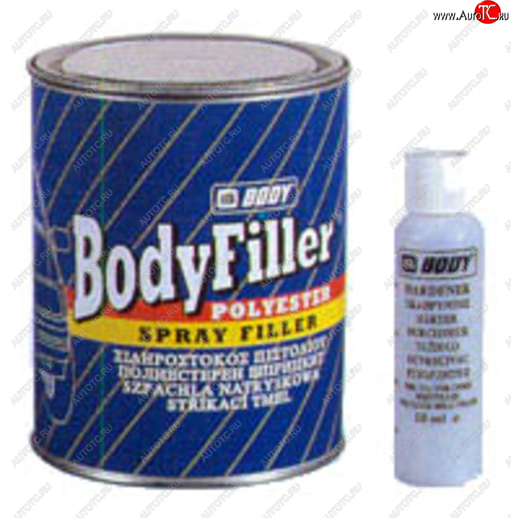 2 379 р. Шпатлевка жидкая полиэфирная с отвердителем FILLER 260 1л BODY BODY 2600300001  с доставкой в г. Воронеж