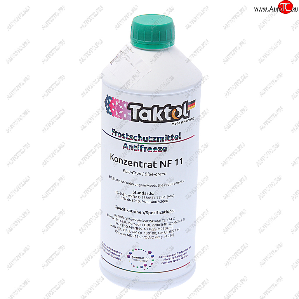 1 089 р. Антифриз сине-зеленый концентрат 1.5л NF11 TAKTOL TAKTOL 26008 TAKTOL 26008  с доставкой в г. Воронеж