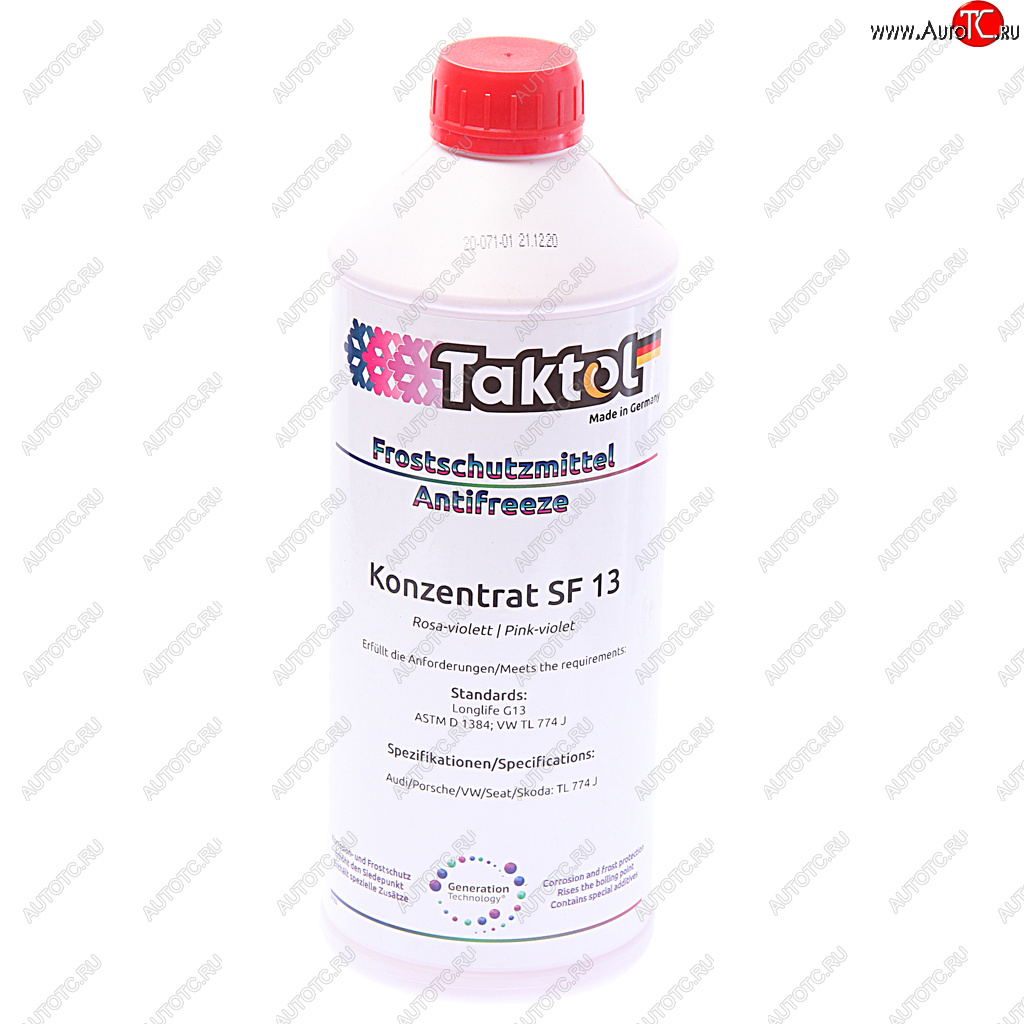 1 289 р. Антифриз фиолетовый концентрат 1.5л SF13 TAKTOL TAKTOL 26010  с доставкой в г. Воронеж
