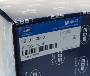 13 799 р. Клапан SCHMITZ растормаживания прицепа (9710029120 аналог) EBS EBS 26012900  с доставкой в г. Воронеж. Увеличить фотографию 4