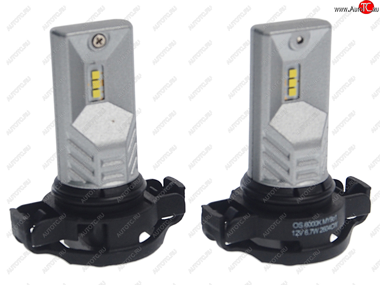 6 649 р. Лампа светодиодная 12V PSX24W PG20-7 6000K бокс (2шт.) LEDriving FL Premium Cool White OSRAM OSRAM 2604cw  с доставкой в г. Воронеж