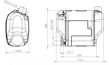 120 999 р. Глушитель IVECO Stralis с катализатором (ЕВРО-5) DINEX DINEX 28477  с доставкой в г. Воронеж. Увеличить фотографию 2