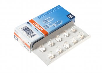 168 р. Лампа 12V W6W W2.1x9.5d OSRAM OSRAM 2886x  с доставкой в г. Воронеж. Увеличить фотографию 1