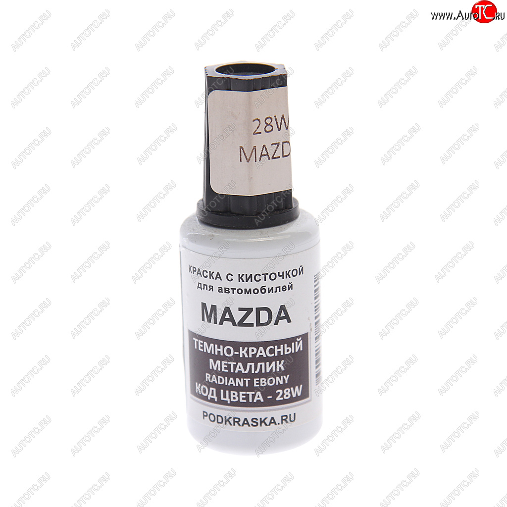 379 р. Краска с кистью 20мл MAZDA 28W PODKRASKA PODKRASKA 28w  с доставкой в г. Воронеж