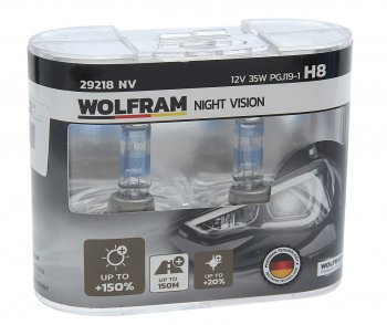 2 499 р. Лампа 12V H8 35W PGJ19-1 +150% бокс (2шт.) Extra Light WOLFRAM WOLFRAM 29218nv  с доставкой в г. Воронеж. Увеличить фотографию 1