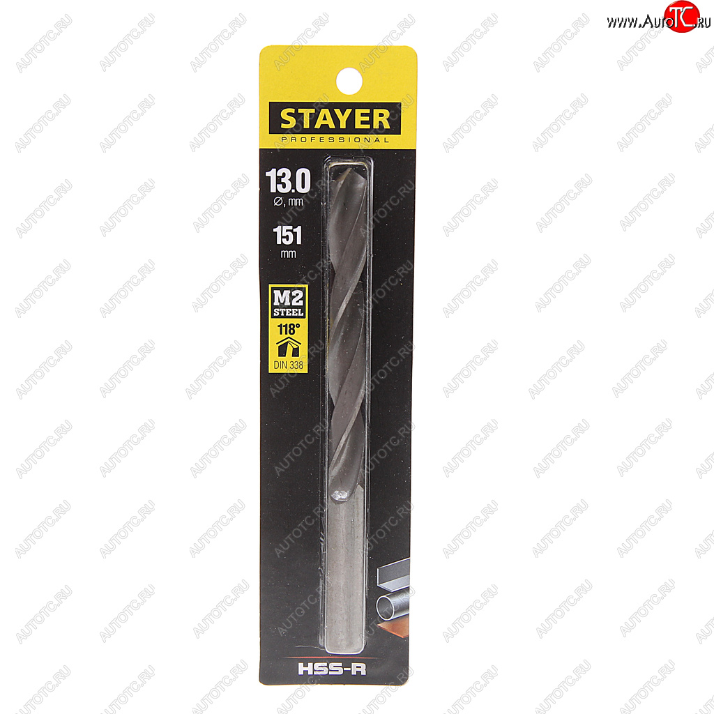 499 р. Сверло по металлу 13.0х151мм HSS STAYER STAYER 29602-13  с доставкой в г. Воронеж