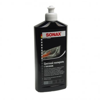 949 р. Полироль кузова черная 500мл SONAX SONAX 296100  с доставкой в г. Воронеж. Увеличить фотографию 1