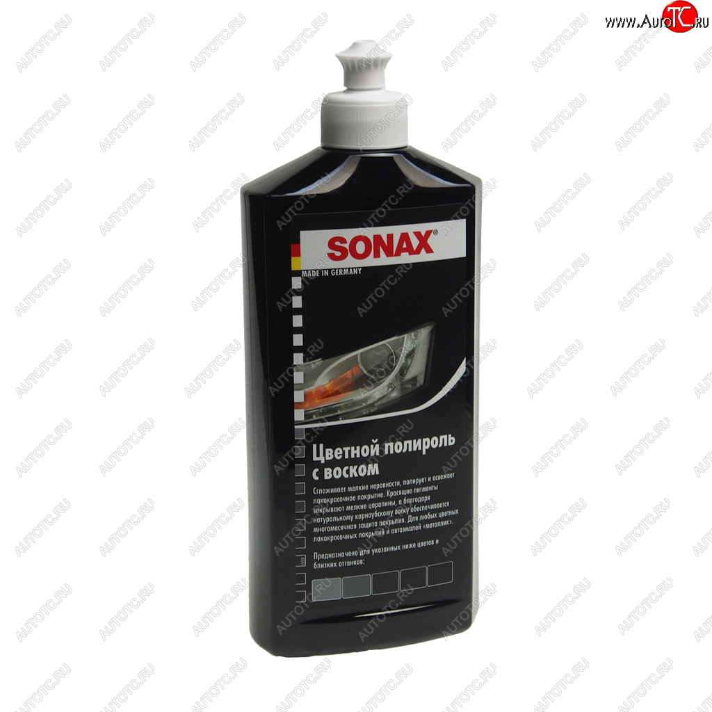 949 р. Полироль кузова черная 500мл SONAX SONAX 296100  с доставкой в г. Воронеж