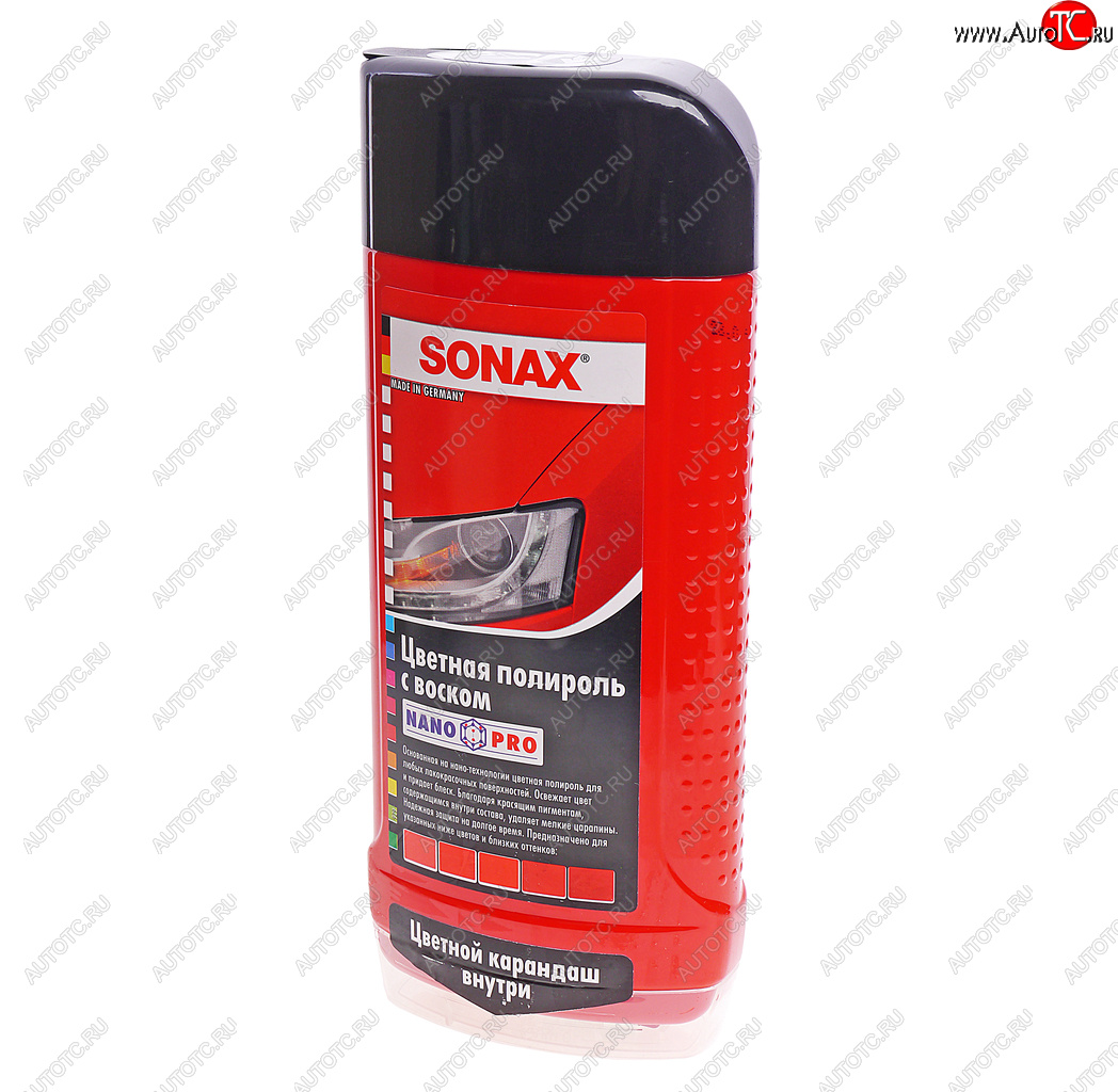 979 р. Полироль кузова красная 500мл SONAX SONAX 296400  с доставкой в г. Воронеж
