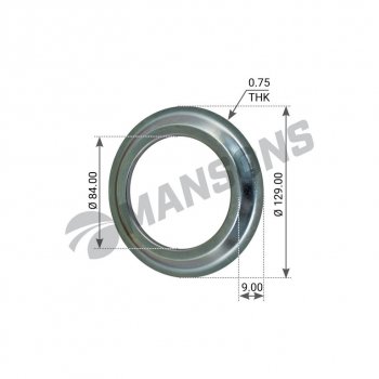 82 р. Кольцо BPW (ECO) маслоотражающее ступицы (6.5-9т) MANSONS MANSONS 300.011  с доставкой в г. Воронеж. Увеличить фотографию 1