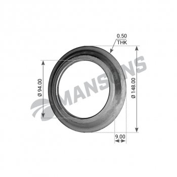 78 р. Кольцо BPW (ECO,ECO Plus) маслоотражающее ступицы (10-12т,8-9т) MANSONS MANSONS 300.012  с доставкой в г. Воронеж. Увеличить фотографию 1