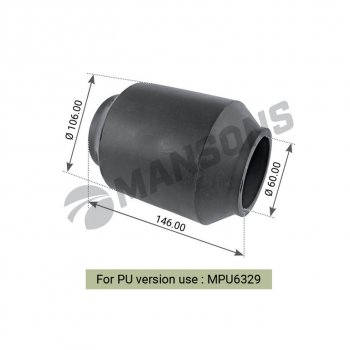 1 239 р. Сайлентблок BPW рессоры (60x107x146) MANSONS MANSONS 300.332  с доставкой в г. Воронеж. Увеличить фотографию 1