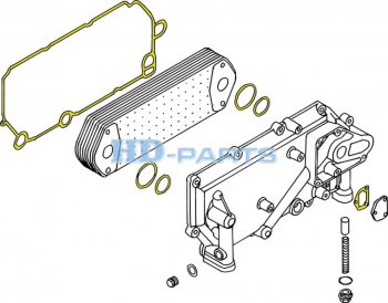 3 399 р. Прокладка SCANIA P,G,R,T теплообменника к-т (2 прокладки+4 кольца) HD-PARTS HD-PARTS 301232  с доставкой в г. Воронеж. Увеличить фотографию 2