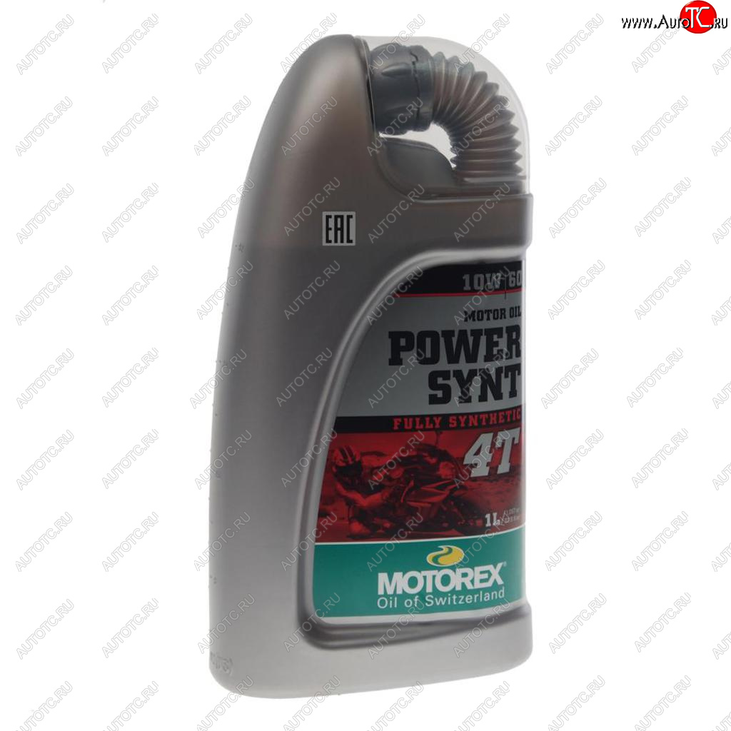 2 199 р. Масло моторное для 4-х тактных двигателей Power synt 4T 10W60 синт.1л MOTOREX MOTOREX 301888 MOTOREX 301888  с доставкой в г. Воронеж