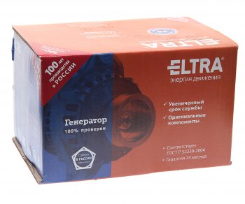 11 549 р. Генератор ПАЗ-3205 дв.ЗМЗ 5234.10 14В 120А (компакт) ELTRA ELTRA 3032.3771 т  с доставкой в г. Воронеж. Увеличить фотографию 5