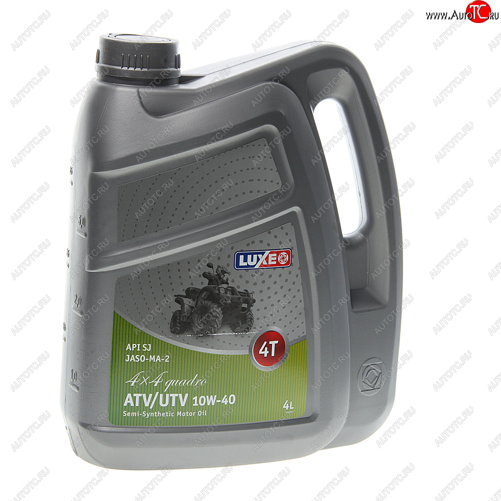 1 599 р. Масло моторное для 4-х тактных двигателей 4x4 QUADRO ATVUTV 4T 10W40 псинт.4л LUXE LUXE 30405  с доставкой в г. Воронеж
