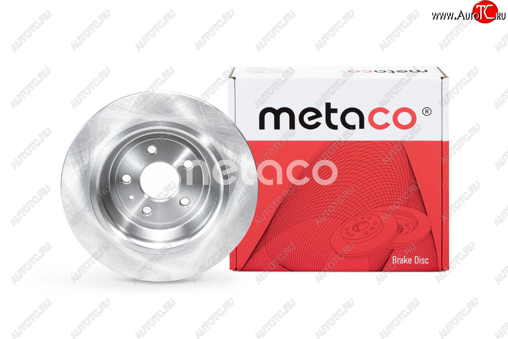 4 999 р. Диск тормозной FORD Kuga (16-) задний (1шт.) METACO METACO 3050-501  с доставкой в г. Воронеж