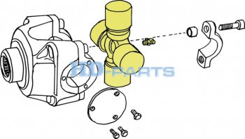 8 849 р. Крестовина SCANIA P600,P602 вала карданного (65х190.2мм) HD-PARTS HD-PARTS 306060  с доставкой в г. Воронеж. Увеличить фотографию 3