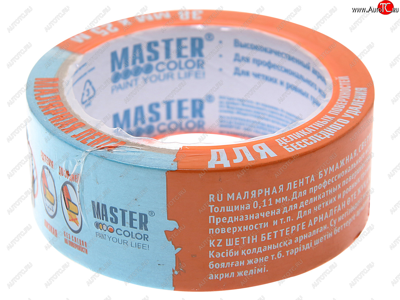 339 р. Скотч малярный 38ммх25м для деликатных поверхностей MASTER COLOR MASTER COLOR 30-6133 MASTER COLOR 30-6133  с доставкой в г. Воронеж