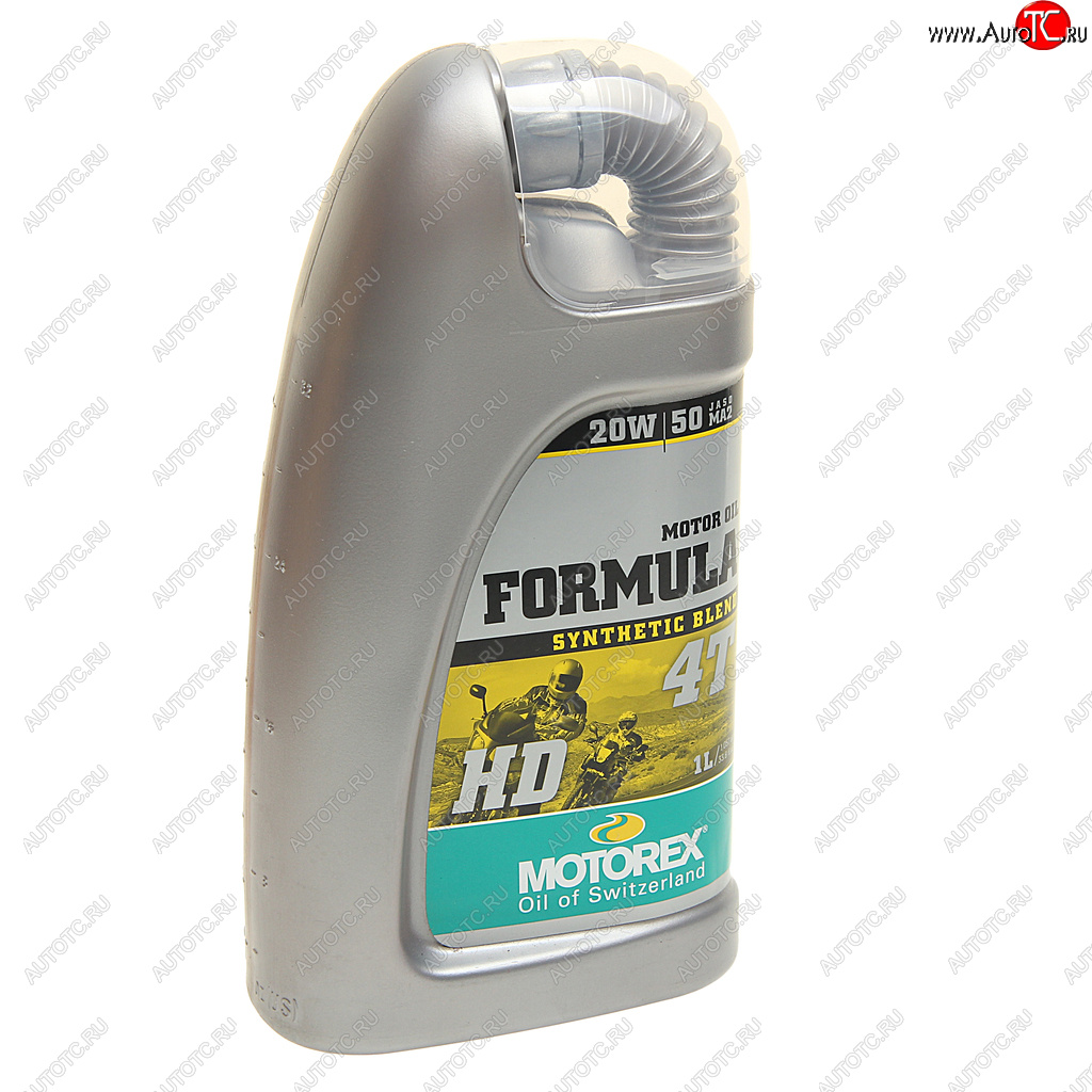2 099 р. Масло моторное для 4-х тактных двигателей Formula 4T JASO MA 20W50 синт.1л MOTOREX MOTOREX 306222  с доставкой в г. Воронеж