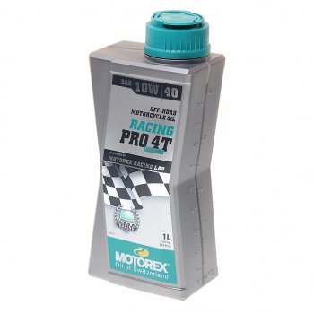 2 489 р. Масло моторное для 4-х тактных двигателей RACING PRO 4T 10W40 синт.1л MOTOREX MOTOREX 308257  с доставкой в г. Воронеж. Увеличить фотографию 1