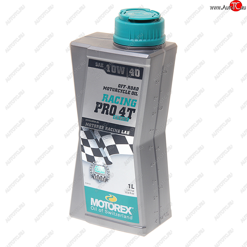 2 489 р. Масло моторное для 4-х тактных двигателей RACING PRO 4T 10W40 синт.1л MOTOREX MOTOREX 308257  с доставкой в г. Воронеж