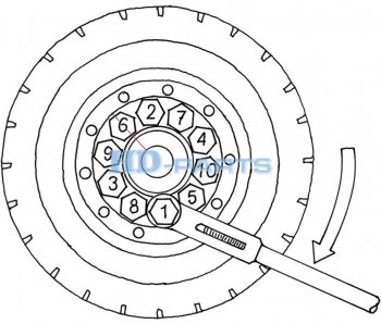 212 р. Гайка колеса SCANIA P,G,R,T (M22х78-11BSFh-30ключ 33мм) юбка подвижная HD-PARTS HD-PARTS 309200  с доставкой в г. Воронеж. Увеличить фотографию 5