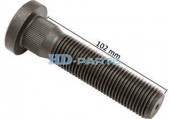 349 р. Шпилька колеса SCANIA P,R series (78х102мм-11BSF) HD-PARTS HD-PARTS 309225  с доставкой в г. Воронеж. Увеличить фотографию 3