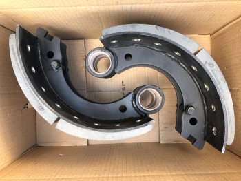 8 199 р. Колодки тормозные ЧМЗАП-99064,93853,99065 (2шт.) комплект на колесо BRAKE BLOCKS BRAKE BLOCKS 314-3502090  с доставкой в г. Воронеж. Увеличить фотографию 5
