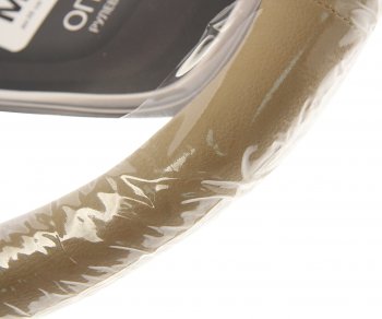 799 р. Оплетка руля (M) 37-39см бежевая экокожа Platinum CARFASHION CARFASHION 31445  с доставкой в г. Воронеж. Увеличить фотографию 2