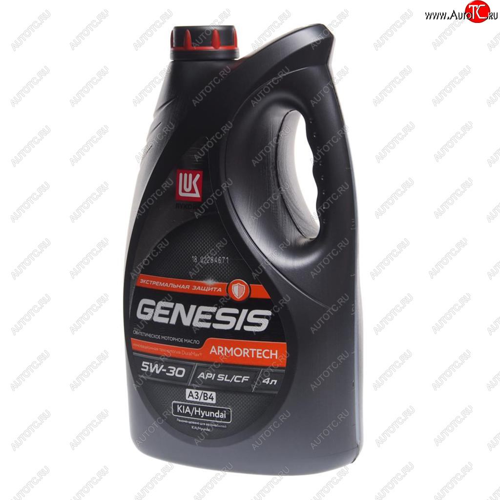 2 769 р. Масло моторное GENESIS ARMORTECH HK A3B3B4SLCF 5W30 синт.4л ЛУКОЙЛ LUKOIL 3149287  с доставкой в г. Воронеж