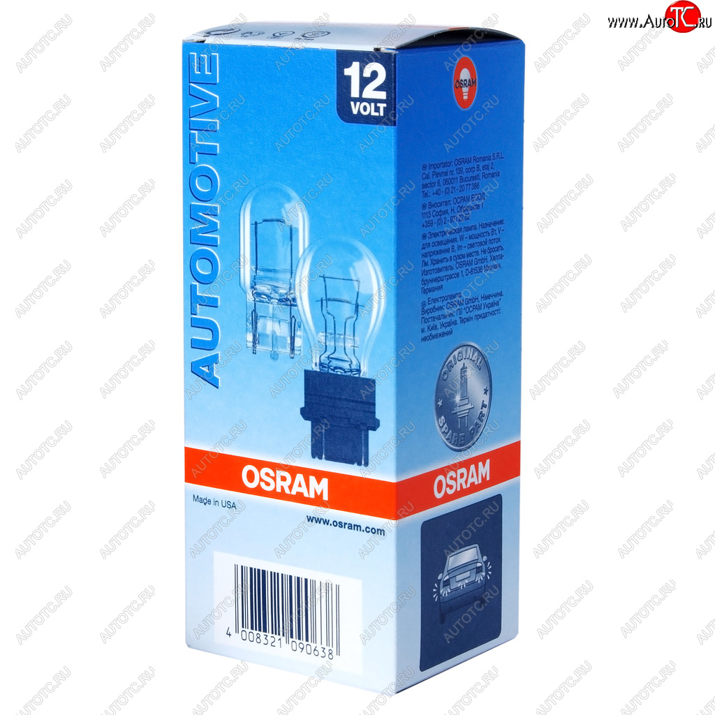 130 р. Лампа 12V P27W W2.5x16d OSRAM OSRAM 3156  с доставкой в г. Воронеж