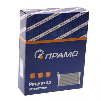 3 099 р. Радиатор отопителя УАЗ-3160 алюминиевый 2-х рядный (паяный) ПРАМО ПРАМО 3160-8101060  с доставкой в г. Воронеж. Увеличить фотографию 3