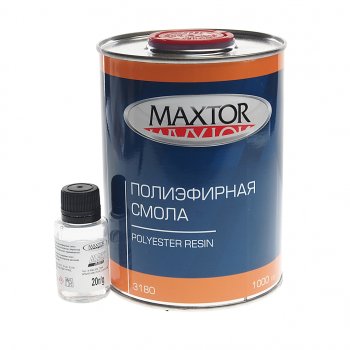 999 р. Смола полиэфирная 1кг с отвердителем 20г MAXTOR MAXTOR 3180 MAXTOR 3180  с доставкой в г. Воронеж. Увеличить фотографию 1