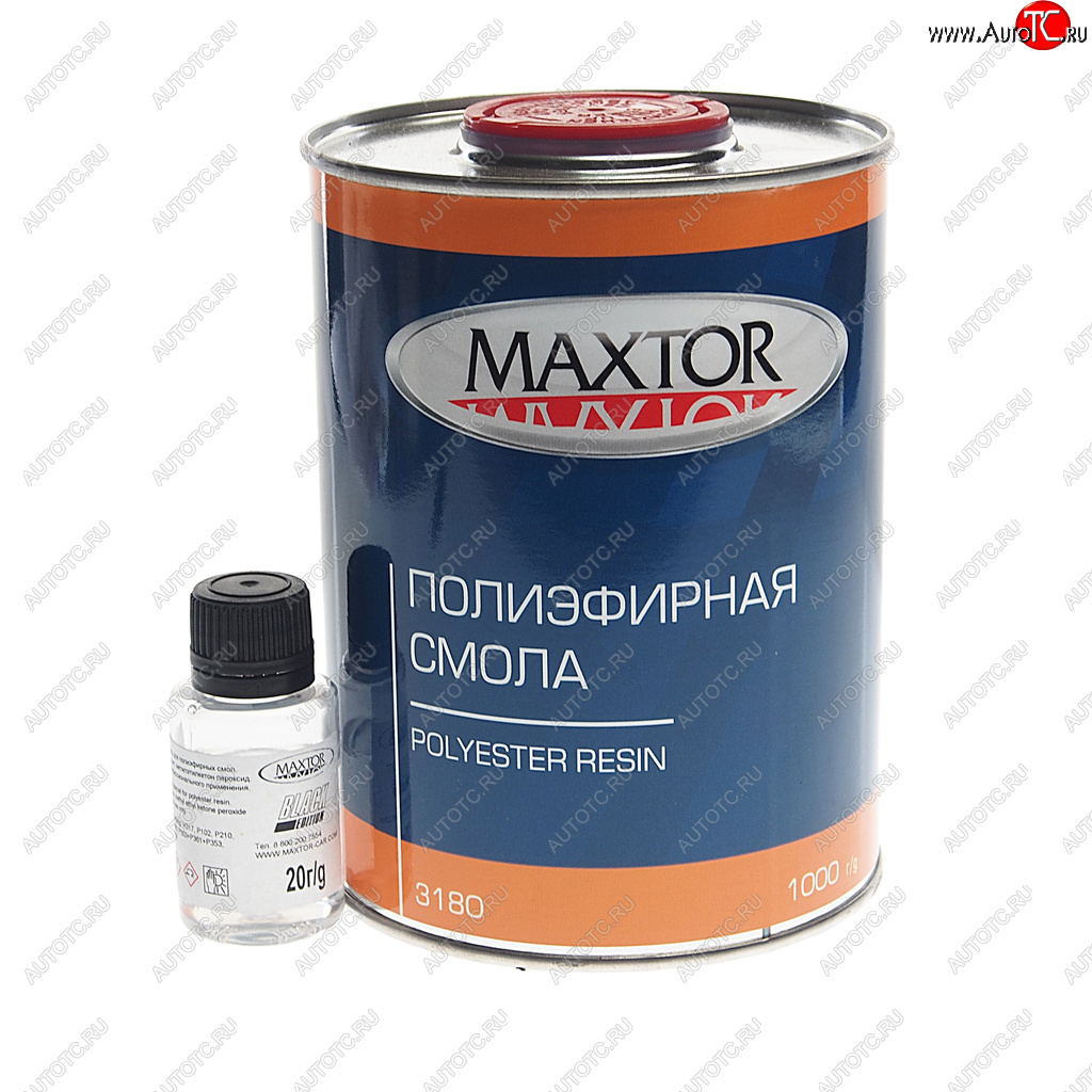 999 р. Смола полиэфирная 1кг с отвердителем 20г MAXTOR MAXTOR 3180 MAXTOR 3180  с доставкой в г. Воронеж