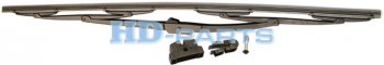1 539 р. Щетка стеклоочистителя IVECO MAN MERCEDES VOLVO 650мм каркасная HD-PARTS HD-PARTS 318473  с доставкой в г. Воронеж. Увеличить фотографию 2