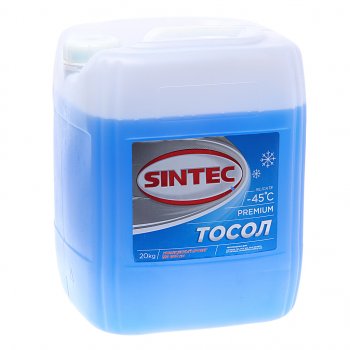 3 699 р. Жидкость охлаждающая ТОСОЛ ОЖ-45 20кг Premium SINTEC SINTEC 322223  с доставкой в г. Воронеж. Увеличить фотографию 1