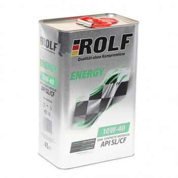2 299 р. Масло моторное ENERGY API SLCF 10W40 псинт.4л ROLF ROLF 322227  с доставкой в г. Воронеж. Увеличить фотографию 1