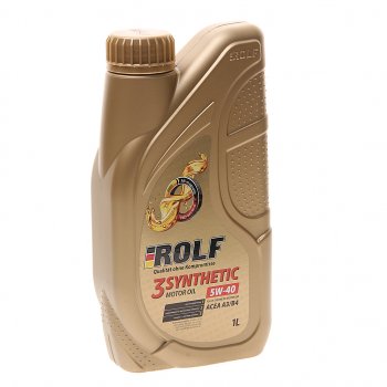 1 079 р. Масло моторное 3-SYNTHETIC A3/B4 5W40 синт.1л ROLF ROLF 322730 ROLF 322730  с доставкой в г. Воронеж. Увеличить фотографию 1