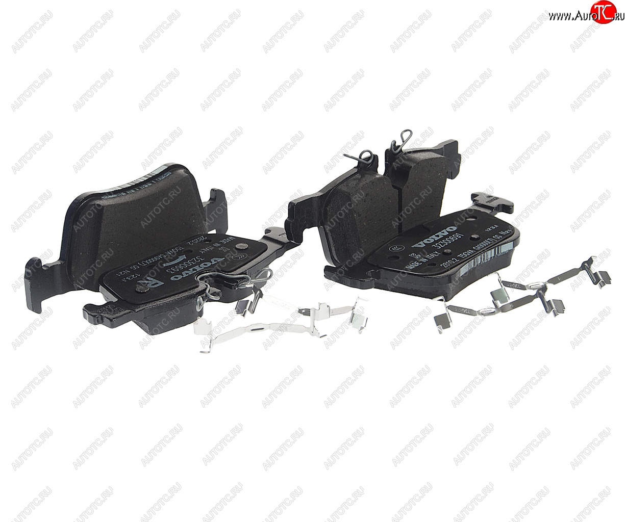 5 999 р. Колодки тормозные VOLVO XC60 (18-),V90 (17-) задние (4шт.) OE VOLVO 32287431  с доставкой в г. Воронеж