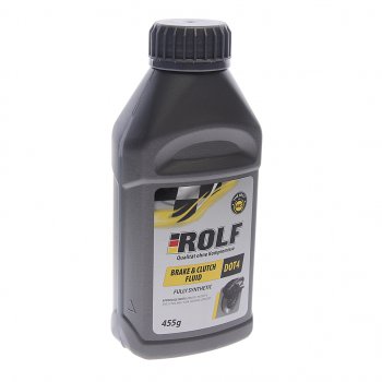 293 р. Жидкость тормозная Brake&Clutch Fluid DOT-4 455г ROLF ROLF 323132  с доставкой в г. Воронеж. Увеличить фотографию 1