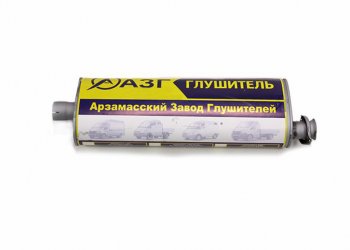 4 849 р. Глушитель ГАЗ-3302,2217,3307 ЕВРО-3 усиленный (хомутфланец) АЗГ АЗГ 3302-1201010-10  с доставкой в г. Воронеж. Увеличить фотографию 1
