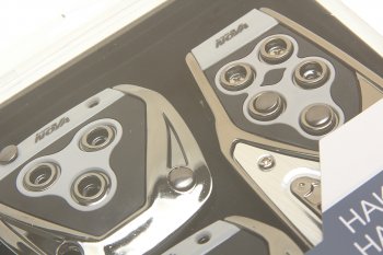 499 р. Накладка педали для МКПП анодированный металл комплект 3шт. NOVA BRIGHT NOVA BRIGHT 33752  с доставкой в г. Воронеж. Увеличить фотографию 2