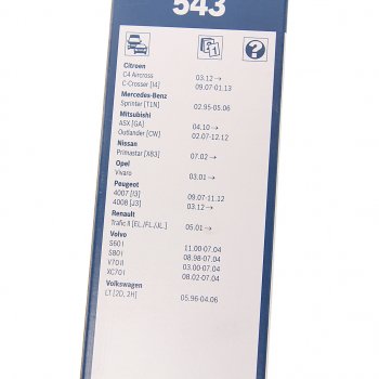 1 769 р. Щетка стеклоочистителя 600550мм комплект Twin BOSCH BOSCH 3397001543  с доставкой в г. Воронеж. Увеличить фотографию 4