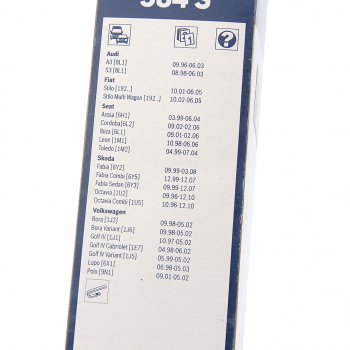 2 449 р. Щетка стеклоочистителя 530475мм комплект Twin Spoiler BOSCH BOSCH 3397001584  с доставкой в г. Воронеж. Увеличить фотографию 4