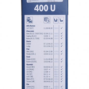 629 р. Щетка стеклоочистителя 400мм Twin BOSCH BOSCH 3397004579  с доставкой в г. Воронеж. Увеличить фотографию 3