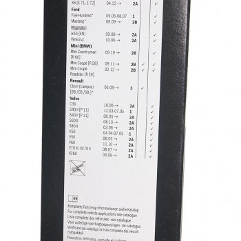 1 239 р. Щетка стеклоочистителя 500мм Plus Aerotwin BOSCH BOSCH 3397006947  с доставкой в г. Воронеж. Увеличить фотографию 3