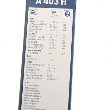 1 079 р. Щетка стеклоочистителя 400мм задняя SKODA Octavia (12-)Rear BOSCH BOSCH 3397008998  с доставкой в г. Воронеж. Увеличить фотографию 5