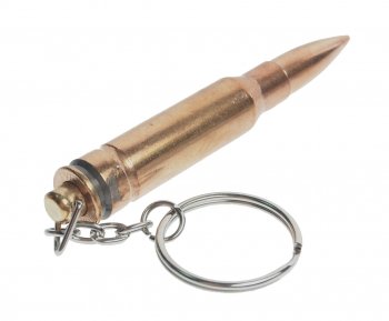 155 р. Брелок-макет патрона 7.62х51мм NO NAME 340003  с доставкой в г. Воронеж. Увеличить фотографию 2
