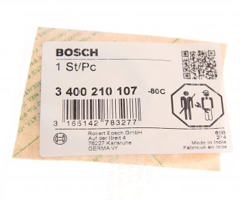 273 р. Кольцо уплотнительное ТНВД BOSCH BOSCH 3400210107  с доставкой в г. Воронеж. Увеличить фотографию 2